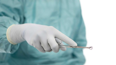 Kinnastatud Biogeli kirurgiline kinnas