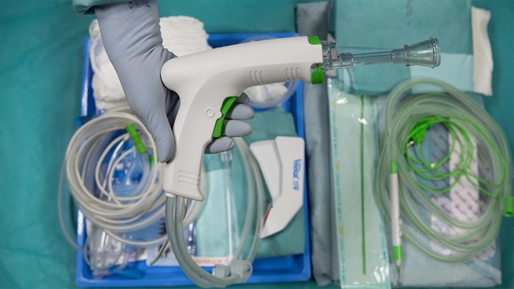 Kunpanpassat set med Pulsed Lavage